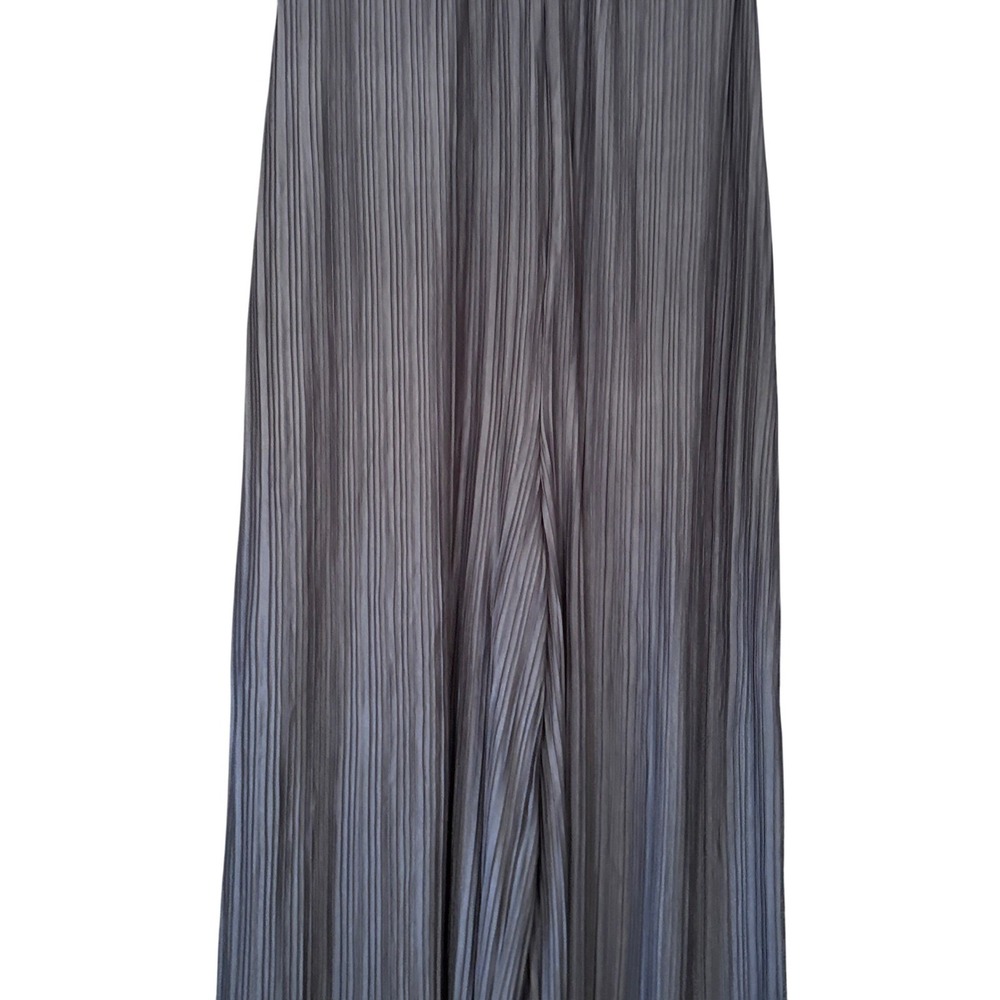 J. Jill Pure Jill Women's XL Pleated Jumpsuit NEW Wide Leg Black Pearl Lagenlook - Picture 7 of 9